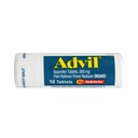 Advil pijnstiller en koortsreducer, pijnrelief Medicine met Ibuprofen 200 mg voor hoofdpijn, rugpijn, menstruele pijn en gewrichtspijn verlichting - 10 gecoate tabletten