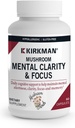 Kirkman - Paddestoel Geestelijke Duidelijkheid & Focus - 60 capsules - Dagelijkse cognitieve ondersteuning - Hypoallergeen