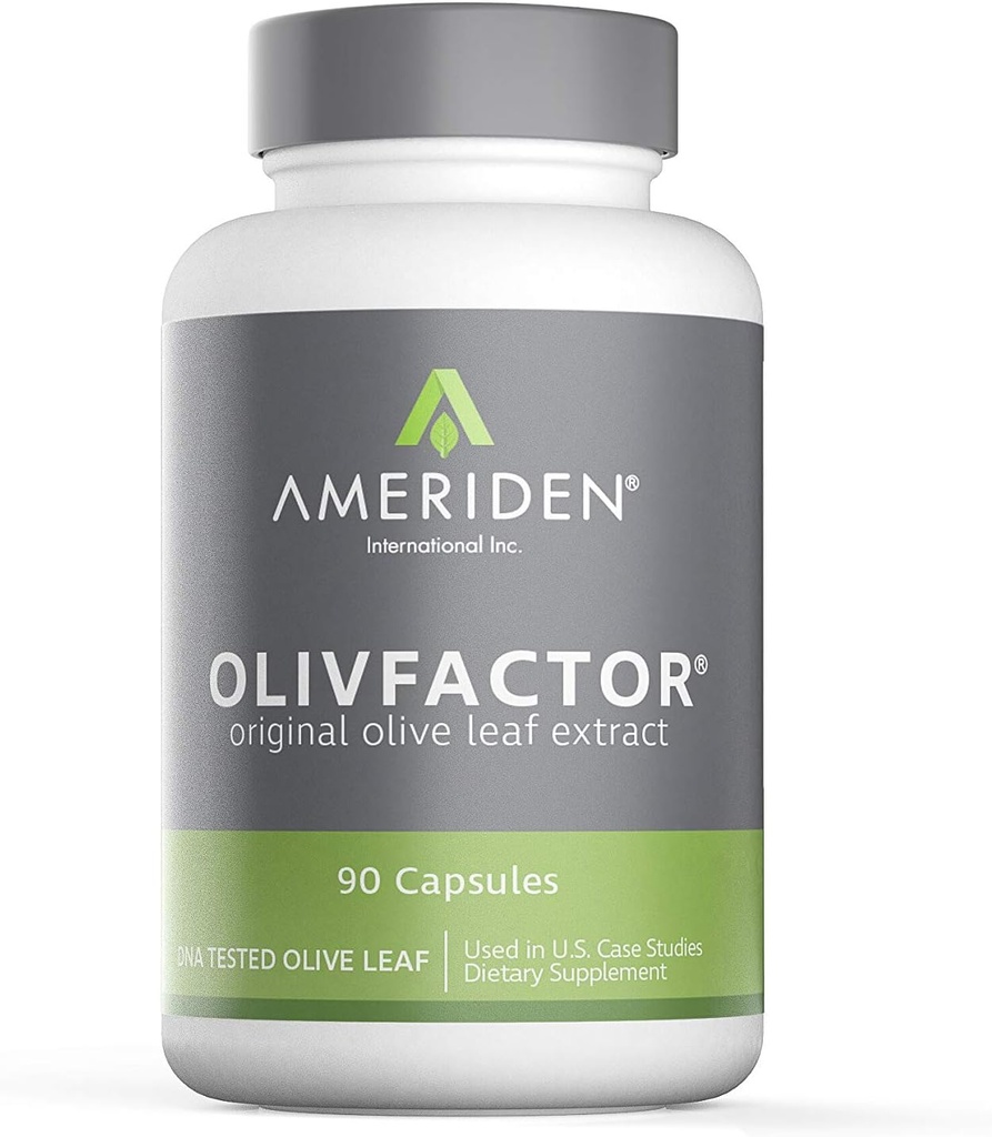 OLIVFACTOR- Originele Olive Leaf Extract-DNA Geteste Potent 20% Gestandaardiseerde Actieve Oleuropein 90 Vcaps 525mg