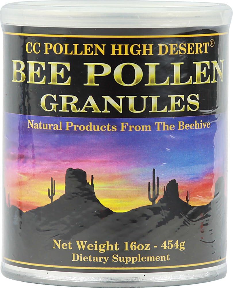 C C Pollen Bee Pollen Granulaat verpakt in een tin -- 1 lbs