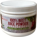 Red Ace 100% Certified Organic Beet Juice Supplement Powder/Nitric Oxide Booster/Helps Uithoudingsvermogen, Geen Suiker Toegevoegd, Niet GGO, 5.3 oz Jar