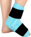 Comfytemp Enkelvoets Ice Pack Wrap voor Plantar Fasciitis Relief, FSA in aanmerking komende, Enkels Brace voor verstuikte enkel, Heel Spur, Zwelling, Achilles Tendonitis, Pijn, Hete Koude Fysische Therapie Gifts, 1 stuks