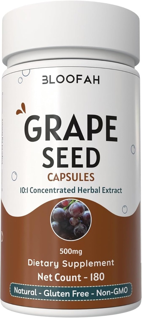 Grape Seed Capsules 500mg 