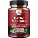 Concentrated Odorless Knoflook Softgels - Peterselie Extract & Aged Knoflook Supplementen voor Circulatory Health, Digestie, Immune Support & Liver Detox - Peterselie Softgels voor Gut Support - 60 Ct