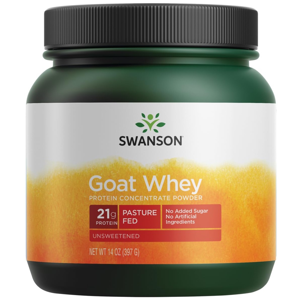 Swanson Geit Wei eiwitconcentraat 14 Ounce (397 g) Pwdr