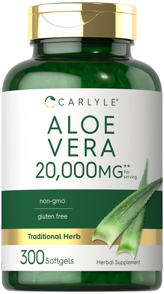 Carlyle Aloe Vera Softgel Capsules 20.000mg 