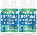 Liposomale Nicotinamide Riboside Supplement 2000 mg met TMG en Pterostilbene voor maximale absorptie, Superior tot NAD, Boosting NAD+, Cellular Energy en Age Defense, 120 Softgels