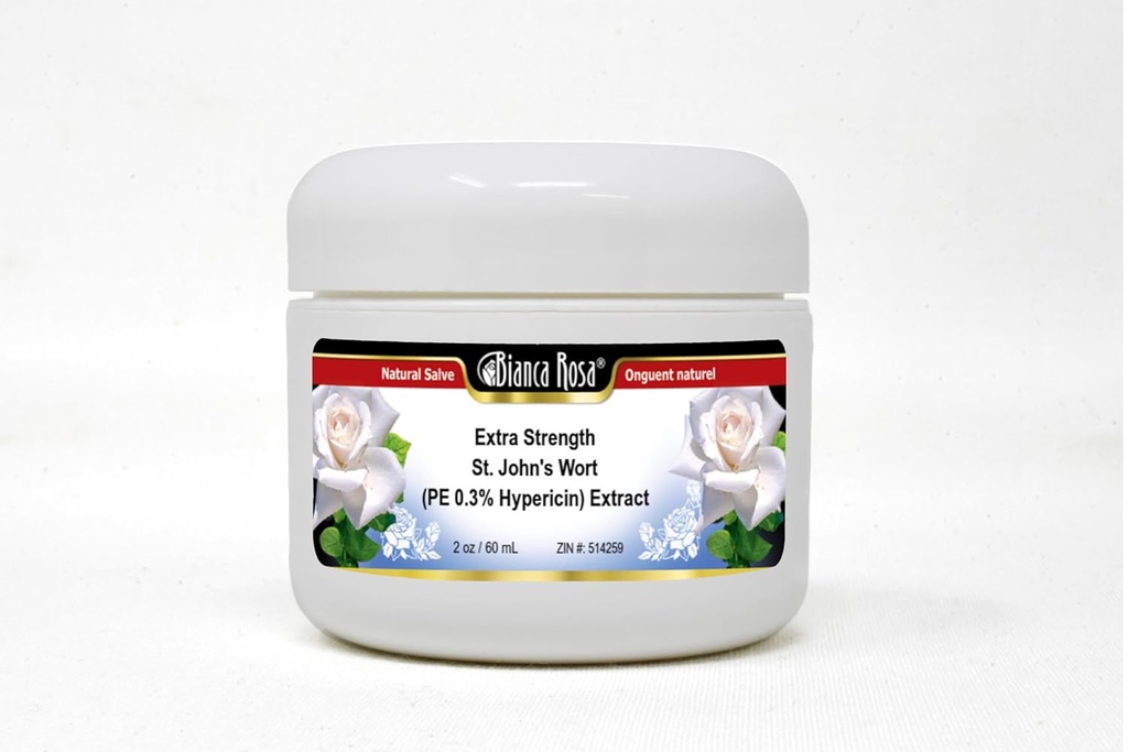 Bianca Rosa Extra sterkte St. John's Wort (PE 0,3% Hypericine) Extract - Salve Zalf (2 oz, ZIN: 514259)