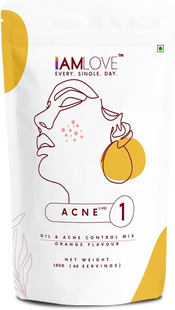 I AM LOVE Acne Negative Supplement Powder - 180g voor mannen en vrouwen 