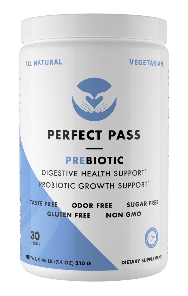 PERFECT PASS Prebiotic PHGG Gedeeltelijk gehydrolyseerd Guar Gum 210g poeder - 100% natuurlijk Glutenvrij Niet GGO - Gecertificeerd Kosher Vegetarische Suikervrij