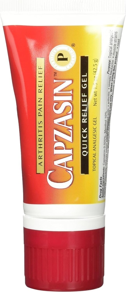 Capzasin Artritis Pijnverlichting, Quick Relief Gel, Geen Mess Sponge Applicator 1,5 oz (42,5 g)