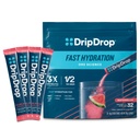 DripDrop Hydration Packets - Watermeloen - Single Serve Electrolytes Powder Drink Mix - Non-GMO, Glutenvrij, Veganistisch - 32 Sticks