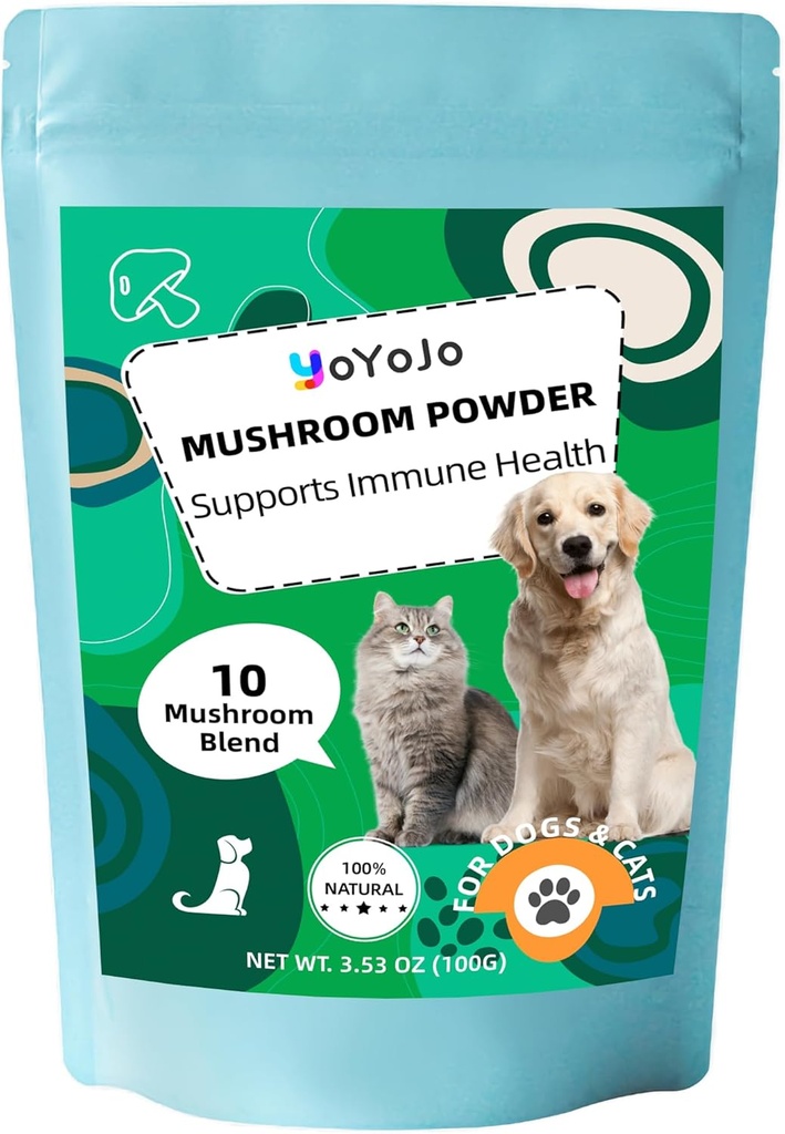 Paddestoelen Extractpoeder voor honden en katten