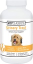 Vet Classics Urinary Tract Dog Supplement- Urinary Tract Support for Dogs, Pet Incontinence- Cranberry Dog Supplements- Chewable Tablets 120 Ct.