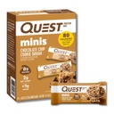 Quest Nutrition Mini Chocolate Chip Cookie Dough Protein Bars, 8g Protein, 1g Sugar, 2g Net Carbs, Gluten Free, 14 Count