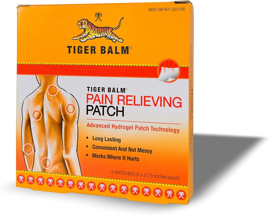 Tijger Balsem Pain Relieving Patch, 5 Tellen