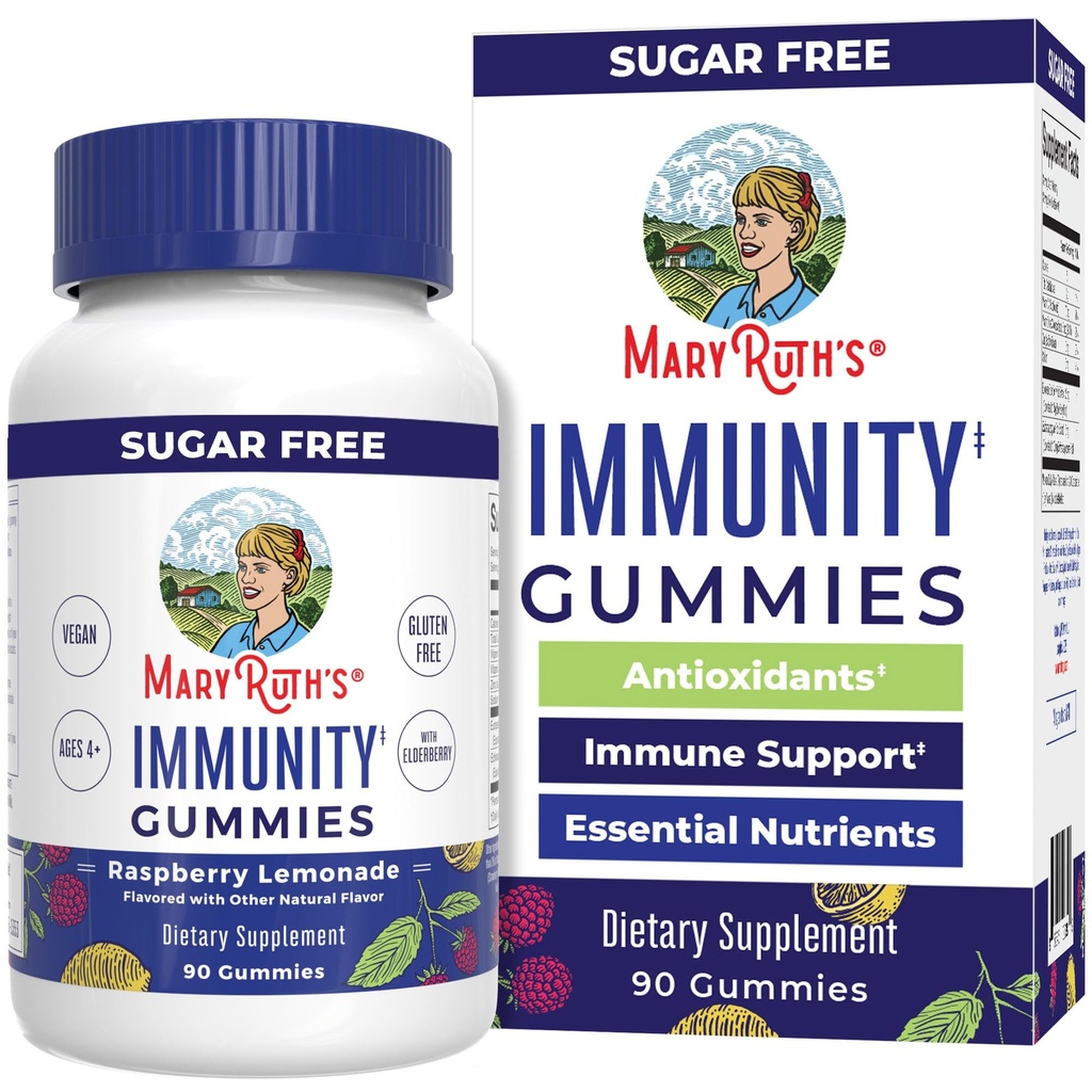 MaryRuth Organics Sugar Free Immunity Gummies 