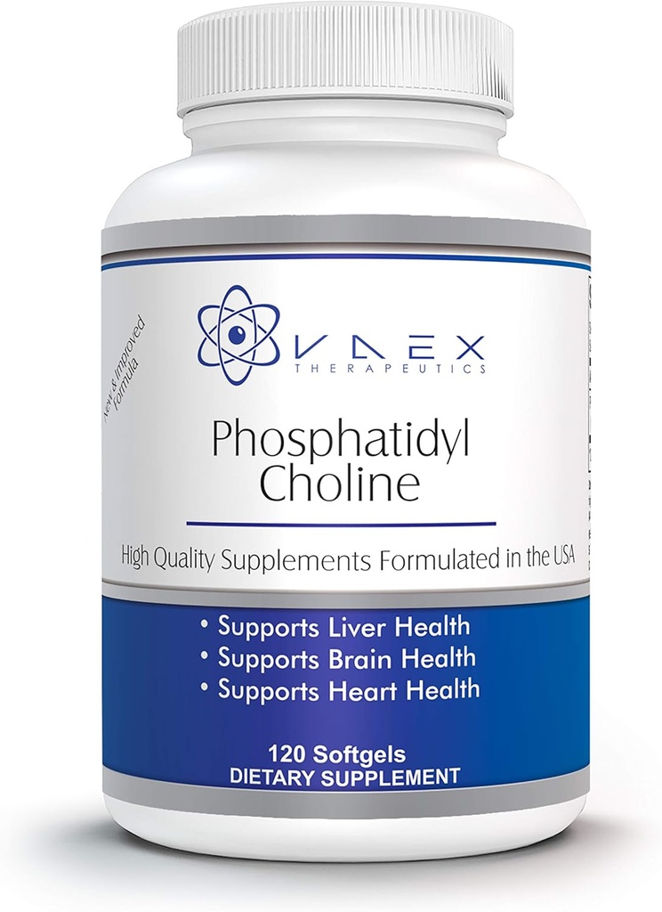 Fosfatidylcholine PC 120 Softgels voor lever- en hersenondersteuning (120)