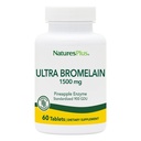 NaturesPlus Ultra Bromelain - 60 tabletten - 1500 mg Ananas Bromelain - Biedt gezamenlijke ondersteuning en bevordert spijsvertering gezondheid - 60 porties