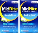 Midnite slaaphulp voor af en toe slapeloosheid, 30 kauwtabletten (waardepakket van 2)