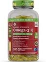 Mark 600mg Omega-3 van Fish Oil met 50 mcg vitamine D3 (200 telling)