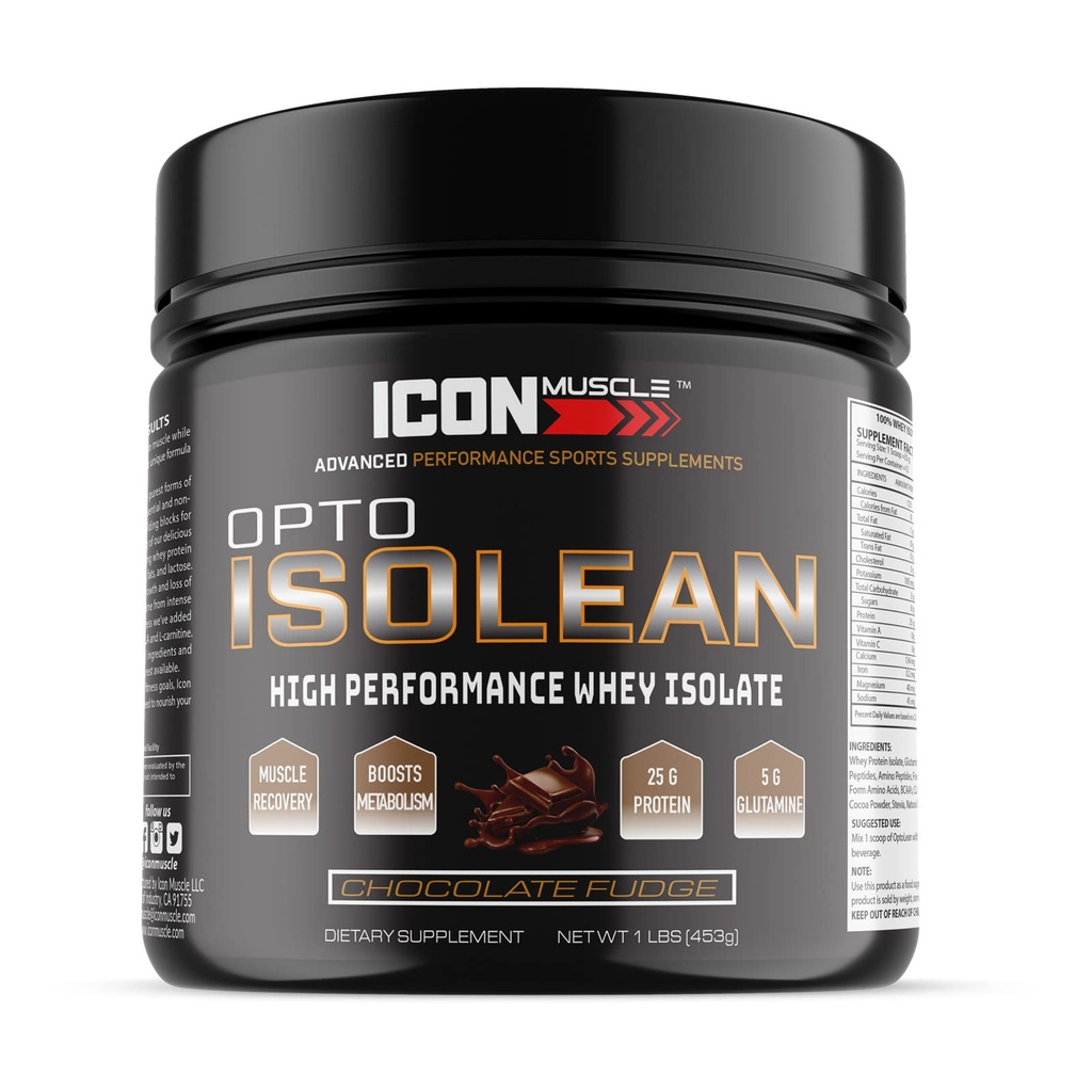 Isolean Wei Proteïne Poeder, Chocolade, 1 Pond