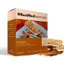 BestMed - High Protein Nutrition Bar - Low-Carb, 15g Proteïne, Low Sugar, Low Calorie, Meal Replacement Bar (Cinnamon, 1 Box - 7 Tellen)