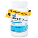 Klaire Labs SFI Health Ther-Biotic Saccharomyces Boulardii Probiotica voor vrouwen en mannen - S Boulardii Probiotica voor spijsverteringsgezondheid en immuunondersteuning - Ondersteunt gezonde Intestinale Flora (60 capsules)