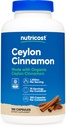 Nutricost Biologische kaneel (Ceylon Cinnamon) 1200mg Serveren, 150 Capsules - Glutenvrij, Non-GMO