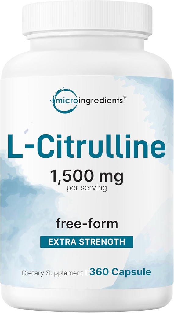L Citrulline 1.500mg per portie, 360 Capsules 
