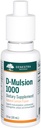 Genestra Merken D-Mulsie 1000 - Vloeistof Vitamine D Supplement - Natuurlijke citroensmaak - 1 Fl Oz