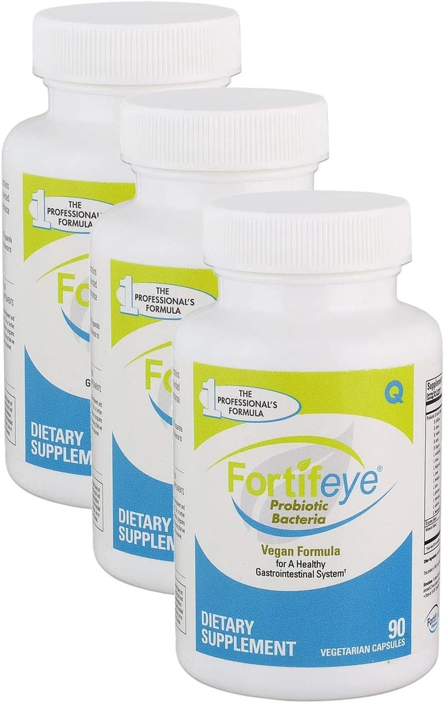 Probiotische Bacteriën Natuurlijke Veganistische Supplement met Digestieve Enzymen 270 Capsules 90 Dag Supply - Probiotica voor Digestieve Gezondheid Vrouwen, Mannen en Kinderen, Ondersteunt Digestie, Opgeblazen en Oculaire Systemen