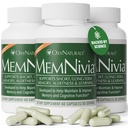 MemNivia Brain Supplementen voor Geheugen & Focus 