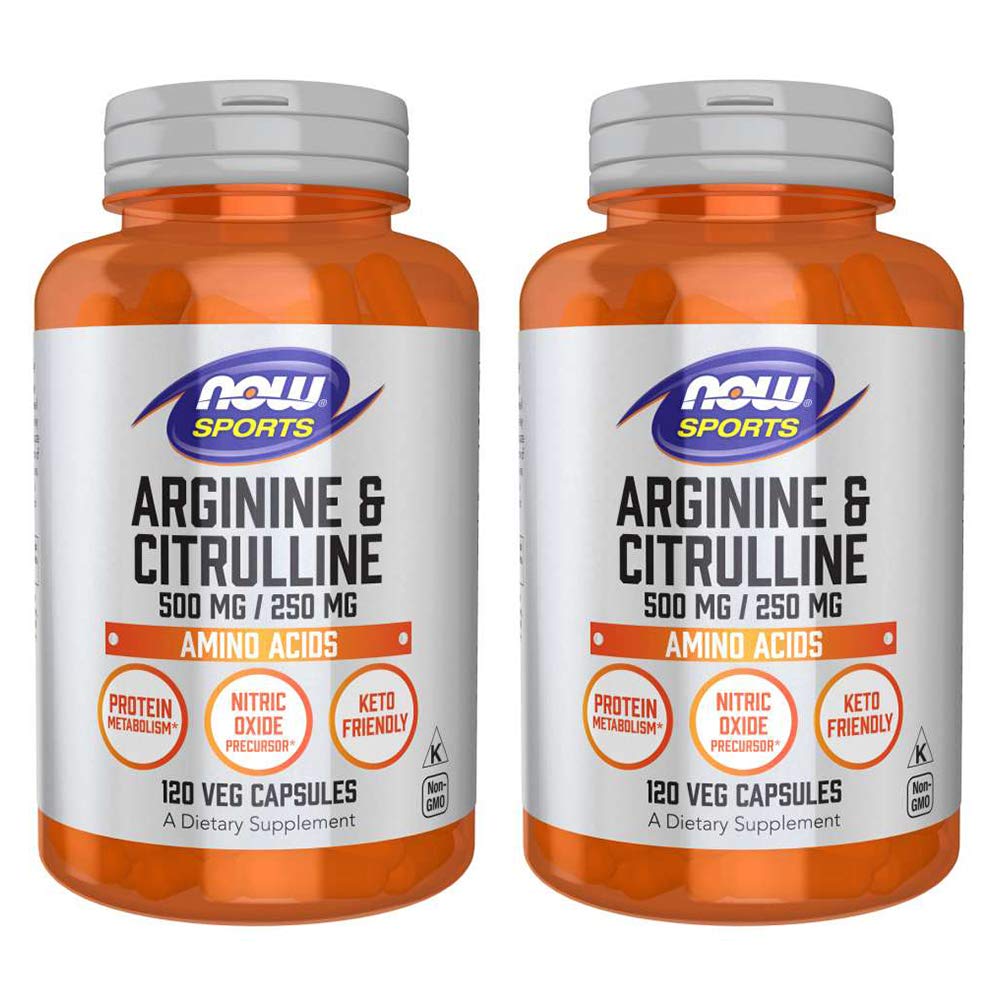Arginine & Citrulline 500/250 mg - 120 capsules (2 verpakkingen)