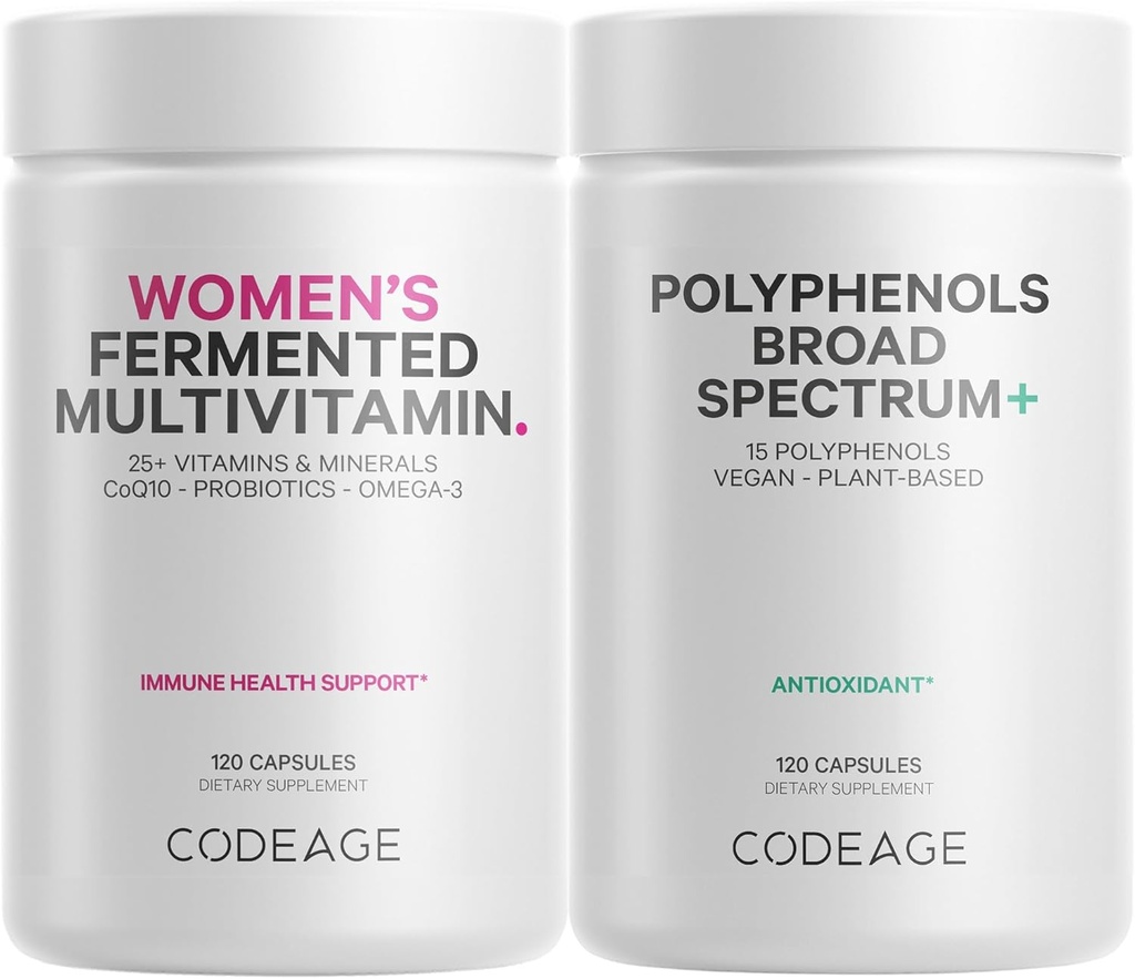 Codeage Immuunondersteuning Multivitamine voor vrouwen + Antioxidantenbundel
