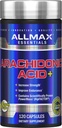 ALLMAX Essentials Arachidonzuur+ - 120 Capsules - Verhoogt de sterkte en verbetert de duurzaamheid - Glutenvrij - 30 porties