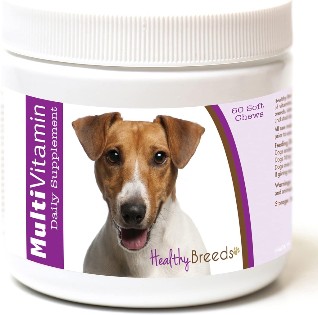 Gezond Ras Jack Russell Terrier Multi-Vitamine Zachte Kauwen 60 Tellen