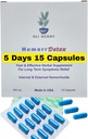 -5-Day 15 Capsules, Fast & Long-Term Relief, Natual Herbs Formula Remedy, Adres Worteloorzaken van aambeien.