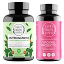 Gelukkige gezonde Hippie Vaginale Probiotica voor vrouwen & Biologische Ashwagandha