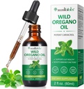 Biologische olie van Oregano Liquid Drops, Geconcentreerde Plant Gebaseerd Wild Oregano Extracted Oil or Men & Women Boosting Immune/Energy, Promoting Digestive System, Non GMO Vegan 60ML/2 Fl Oz