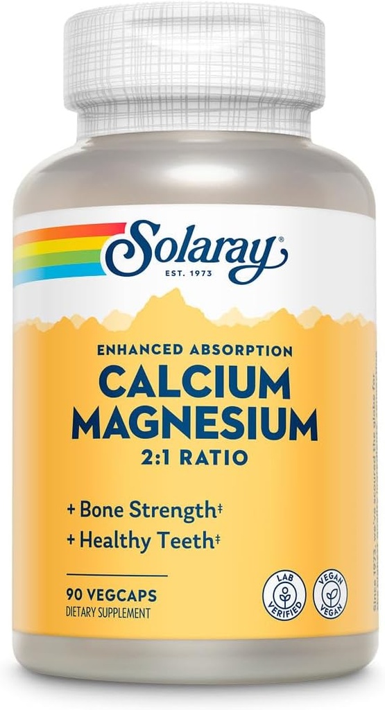 Calcium & Magnesium - Aminozuurchelaten met volledige bereik in een speciale kruidenbasis (90 capsules)