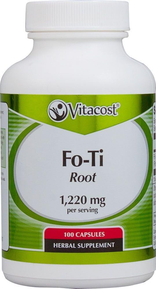 Vitacost Fo-Ti Root - 1,220 mg per portie - 100 capsules