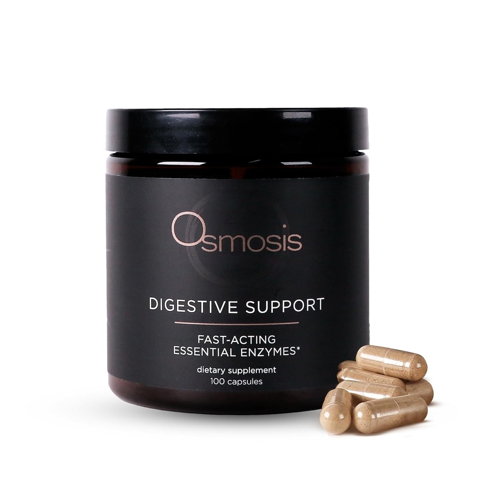 OSMOSIS Skincare Digestieve Ondersteuning Enzyme Supplement, 100 Tellen