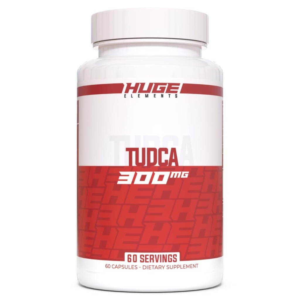 Enorme supplementen TUDCA 300mg, Premium Quality Lever Support & Detoxification, Pure Bile Salts, Third-Party Lab Tests Beschikbaar (60 porties)