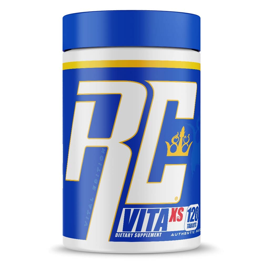 Ronnie Coleman Signature Series Vita XS Multivitamine voor mannen en vrouwen, dagelijkse voedingsondersteuning met B vitamines en mineralen voor workout herstel en algemene gezondheid, 120 tabletten, 60 porties