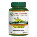 Pure Nutrition Amla Extract 1000mg. (Equivalent tot 8000mg Amla Fruitpoeder) Niet genetisch gemodificeerd materiaal 120 Veg Caps.