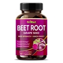 GriMed Beetwortel met druivenzaadextract, Maca Root, Red Peulvruchten & Ashwagandha 