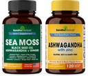SANDHUHERBALS Sandhu Herbals Sea Moss 16 in 1 Supplement & 4 in 1 Ashwagandha supplement