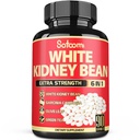 Satoomi 6 in 1 Witte Nier Bean Extract Capsules -90 Capsules -3 maand levering - Extra mengen met Olive Leaf, Green Coffee Bean & Green Tea - Ondersteuning Carb schaal omlaag